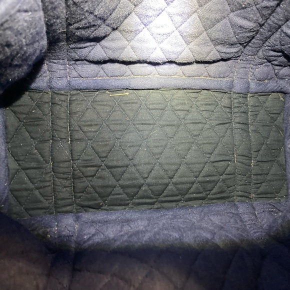 Mickey Mouse Patriotic quilted bag.14" x 10". Used. Zipper & 6 pockets on inside - Picture 8 of 9